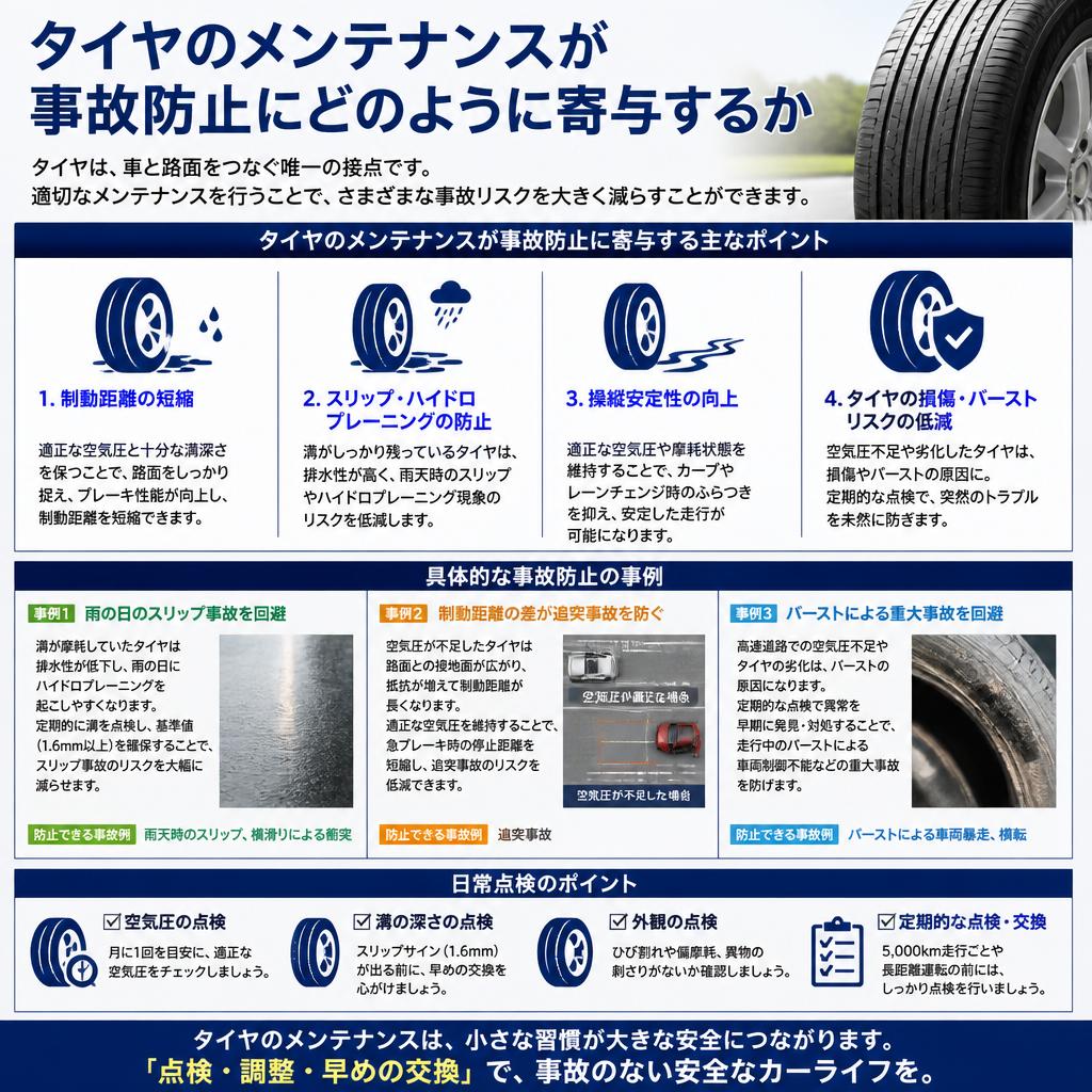 タイヤメンテナンスの必要性